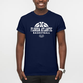 Florida Atlantic Owls Basketball Hype T Shirt - Navy