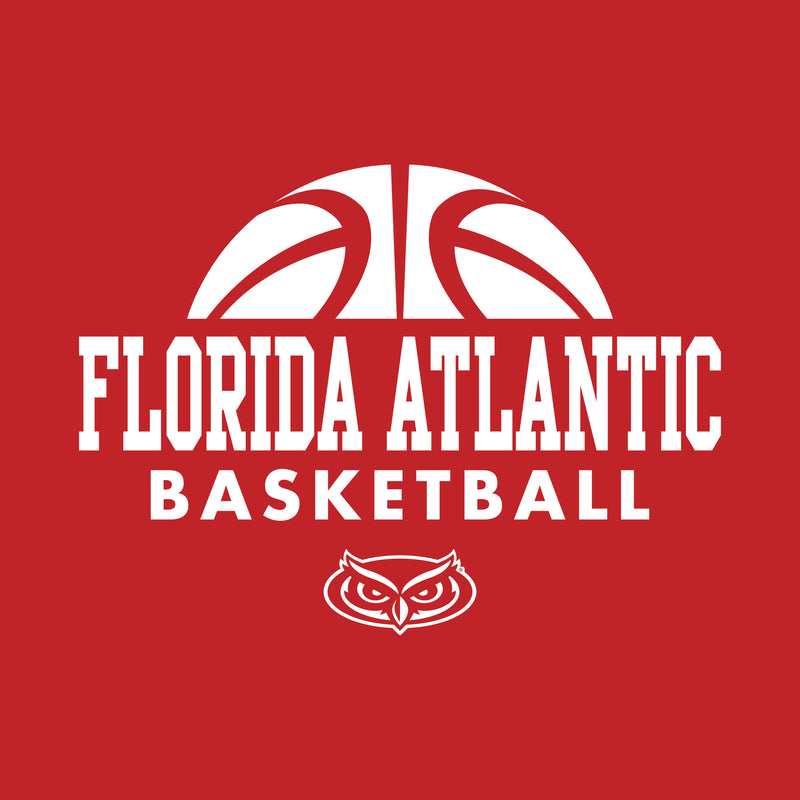 Florida Atlantic Owls Basketball Hype T Shirt - Red