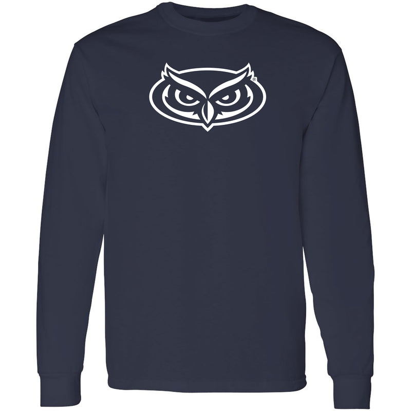 Florida Atlantic University Owls Primary Logo Long Sleeve T-Shirt - Navy