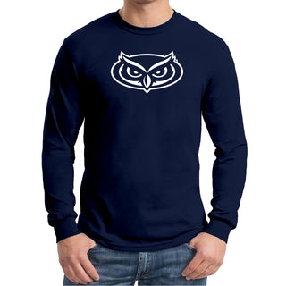 Florida Atlantic University Owls Primary Logo Long Sleeve T-Shirt - Navy