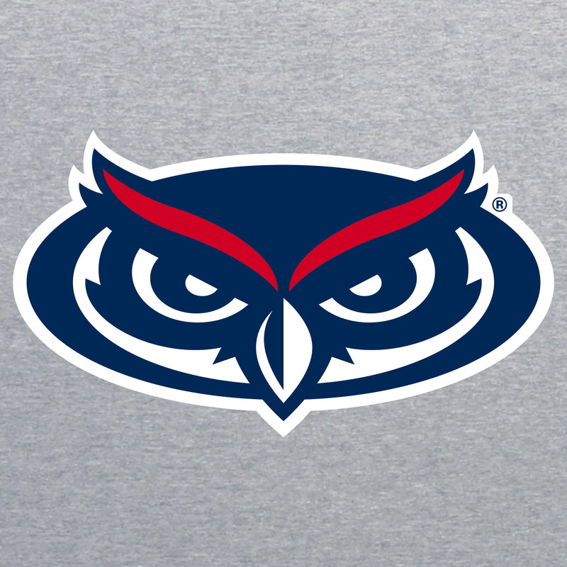 Florida Atlantic Owls Primary Logo T Shirt - Sport Grey