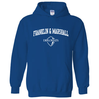 Franklin & Marshall College Diplomats Arch Logo Hoodie - Royal