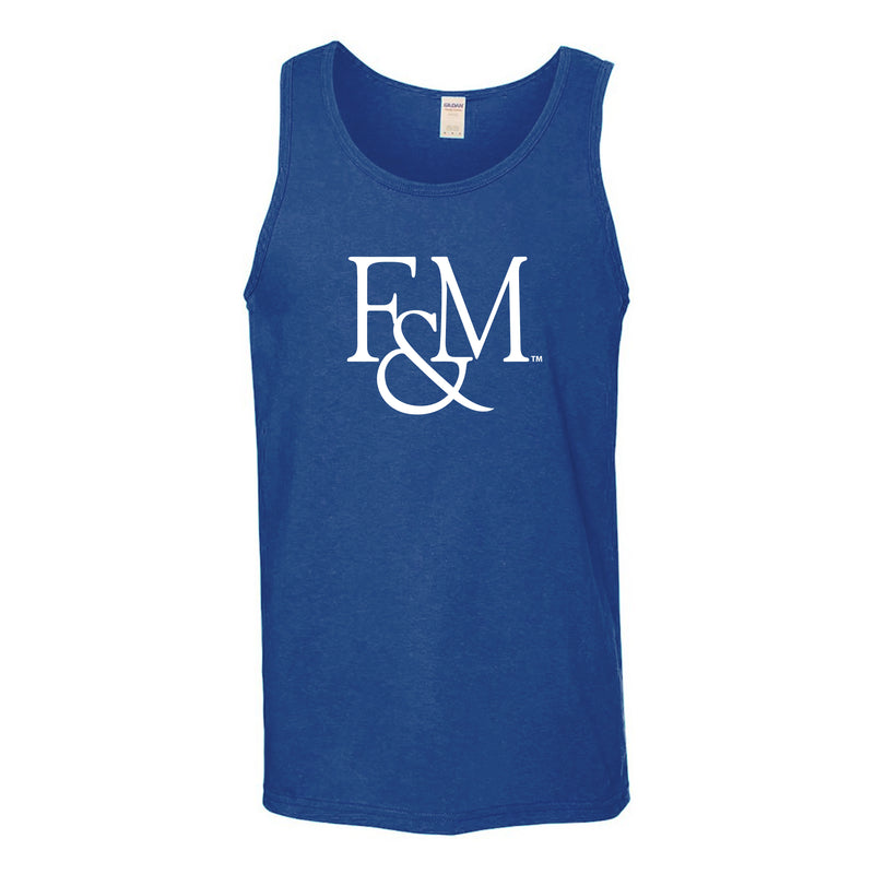 Franklin & Marshall College Diplomats Primary Logo Tank Top - Royal