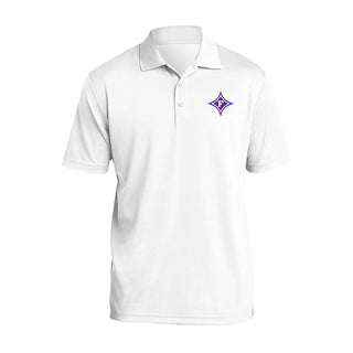 Furman Paladins Primary Logo Left Chest Polo - White