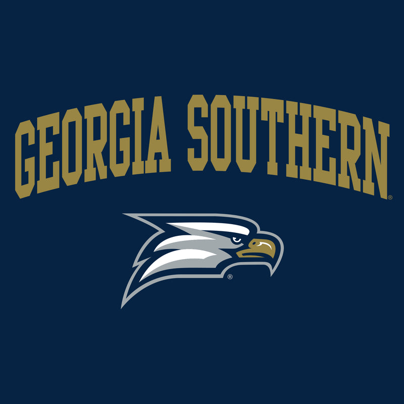 Georgia Southern University Eagles Arch Logo Cotton Hoodie - Navy