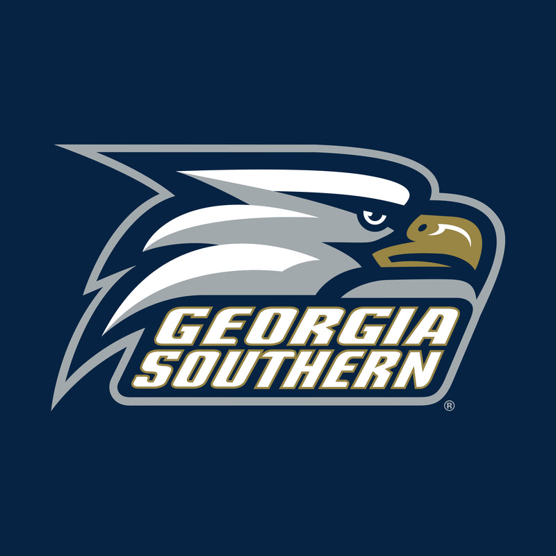 Georgia Southern University Eagles Primary Logo Cotton Women's T-Shirt - Navy