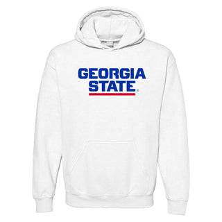 Georgia State Basic Block Hoodie - White