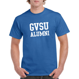 Grand Valley State University Lakers Alumni Basic Block T Shirt - Royal