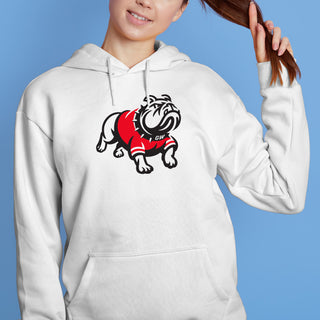 Gardner-Webb University Bulldogs Primary Logo Heavy Blend Hoodie - White