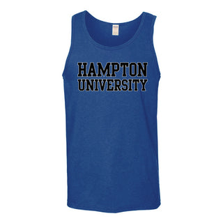 Hampton University Pirates Basic Block Tank Top - Royal