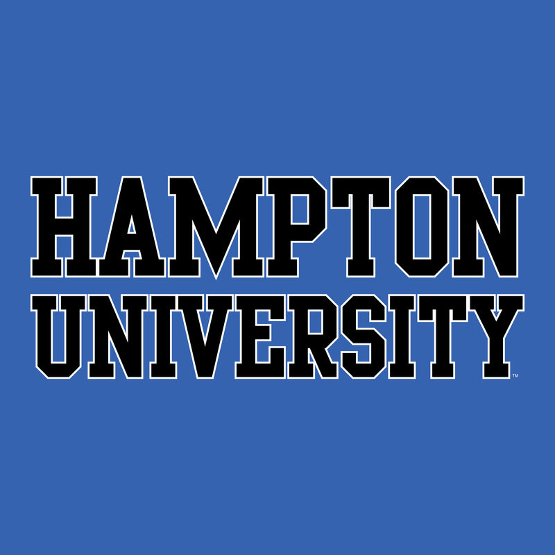 Hampton University Pirates Basic Block Long Sleeve T-Shirt - Royal