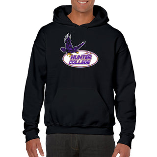 Hunter College Hawks Primary Logo Hoodie - Black