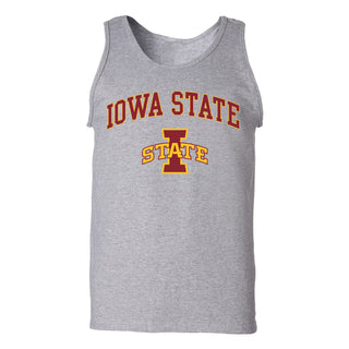 Iowa State Cyclones Arch Logo Tank Top - Sport Grey