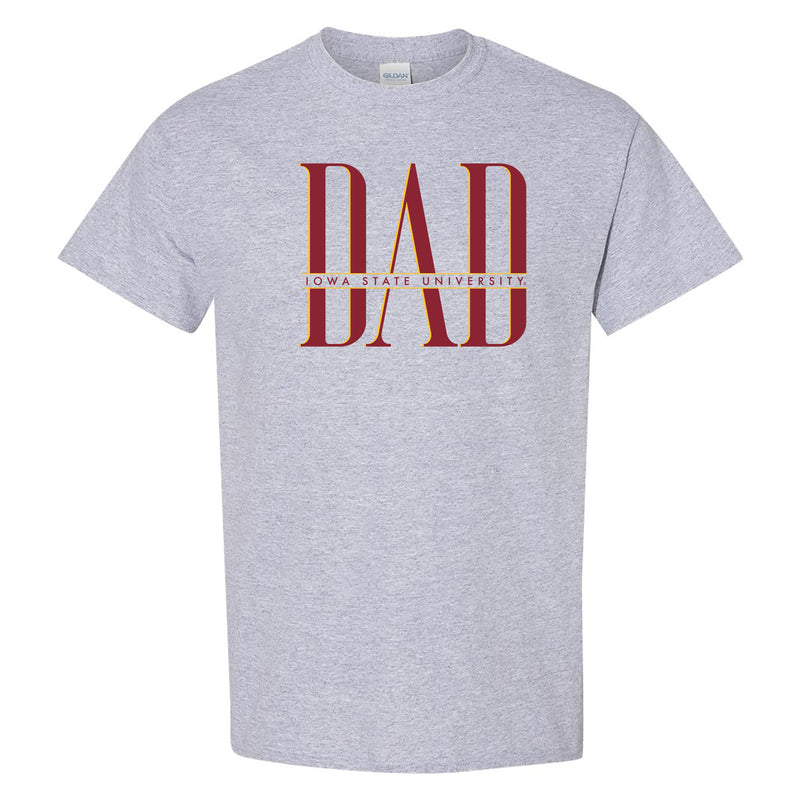 Iowa State Classic Dad T-Shirt - Sport Grey