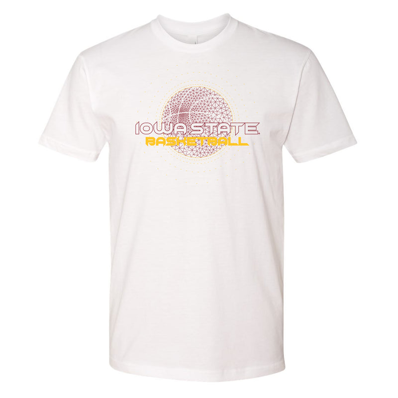 Iowa State Cyclones Basketball Rezzed - Premium Cotton Tee - White