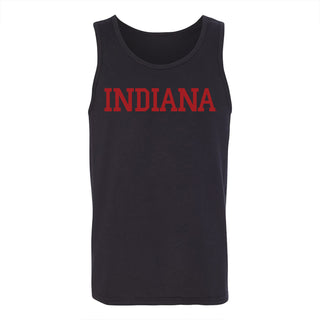 Indiana Hoosiers Basic Block Tank Top - Black