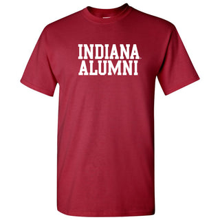 Indiana University Hoosiers Block Alumni Short Sleeve T-Shirt - Cardinal