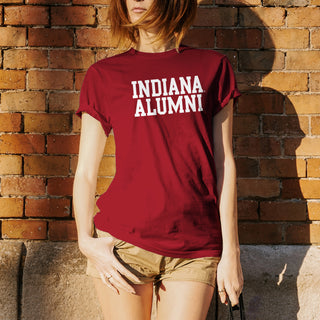 Indiana University Hoosiers Block Alumni Short Sleeve T-Shirt - Cardinal