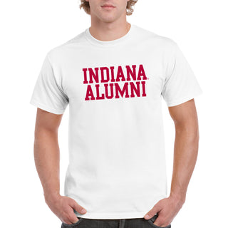 Indiana University Hoosiers Block Alumni Short Sleeve T-Shirt- White