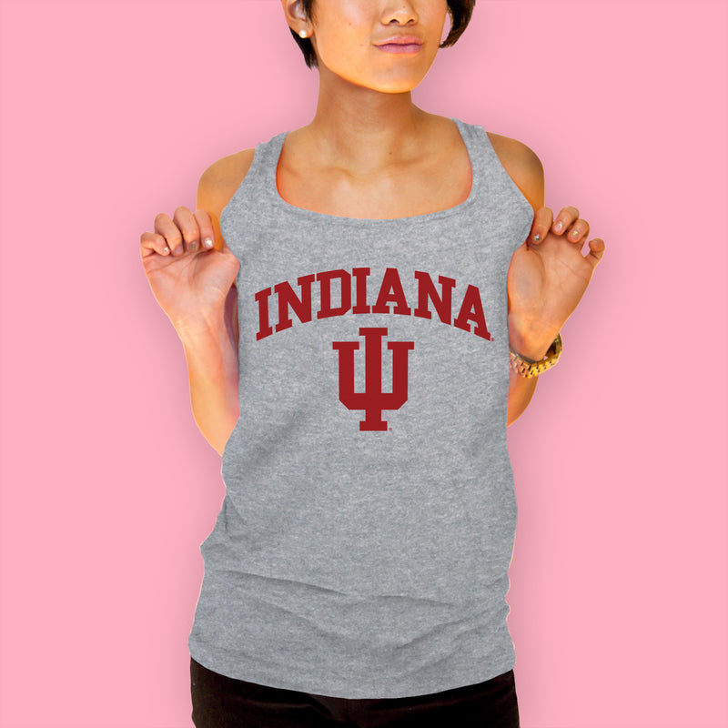 Indiana Hoosiers Arch Logo Tank Top - Sport Grey