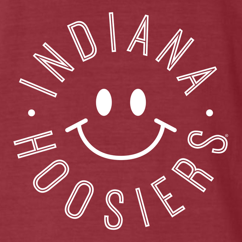 Indiana Monotone Smile CC T-Shirt - Crimson