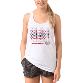 Indiana Hoosiers Volleyball Repeat Tank Top - White