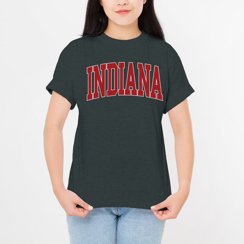 Indiana University Hoosiers Mega Arch T-Shirt - Dark Heather