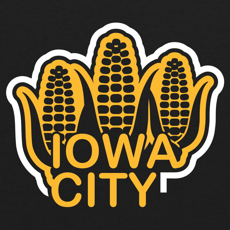 Iowa City Corn Next Level Short Sleeve T Shirt - Vintage Black