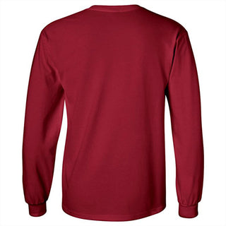 Iowa State University Cyclones Basic Block Long Sleeve T Shirt - Cardinal