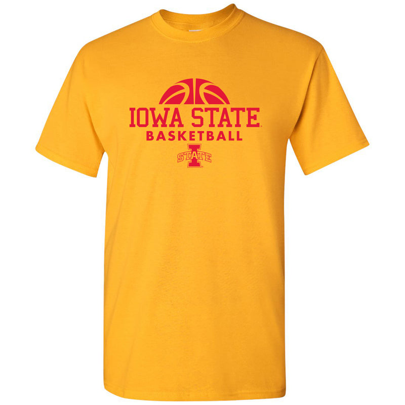 Iowa State University Cyclones Basketball Hype Short Sleeve T Shirt - Gold