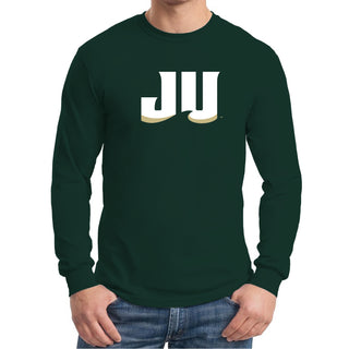 Jacksonville University Dolphins Primary Logo Cotton Long Sleeve T-Shirt - Forest