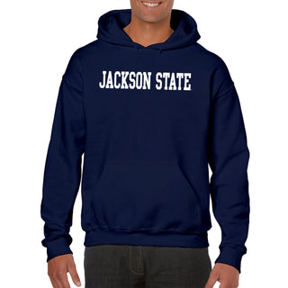 Jackson State Tigers Basic Block Hoodie - Navy