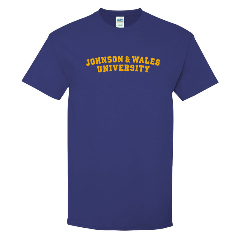 Johnson & Wales University Wildcats Basic Block Short Sleeve T Shirt - Cobalt