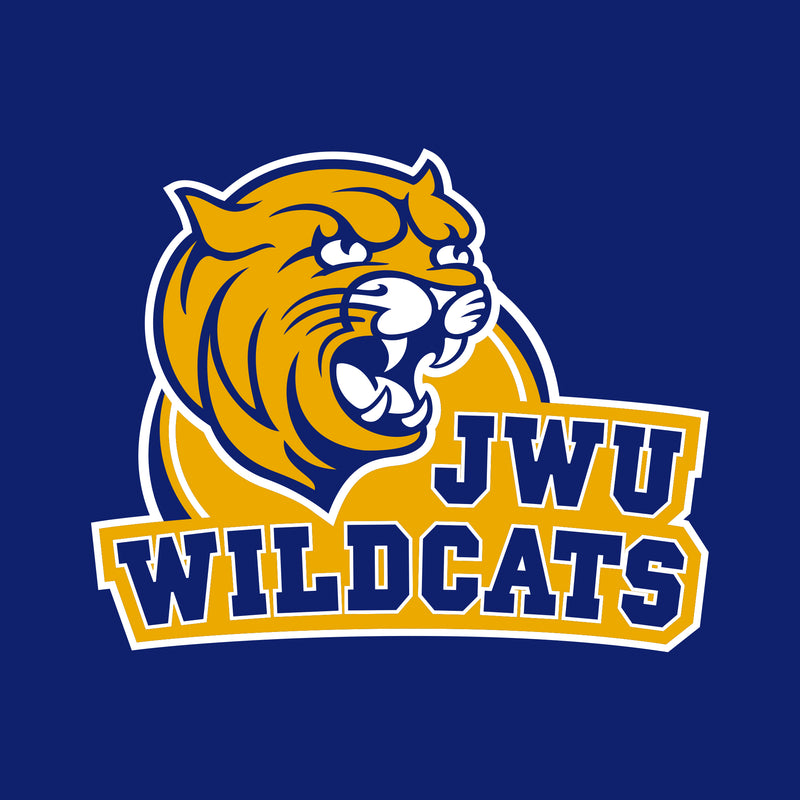 Johnson & Wales University Wildcats Arch Logo Short Sleeve T Shirt - Cobalt