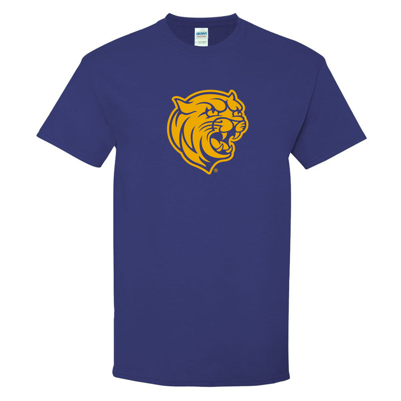 Johnson & Wales University Wildcats Primary Logo Short Sleeve T Shirt - Cobalt