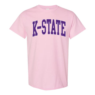 Kansas State Wildcats Mega Arch T-Shirt - Light Pink