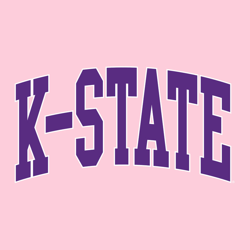 Kansas State Wildcats Mega Arch T-Shirt - Light Pink