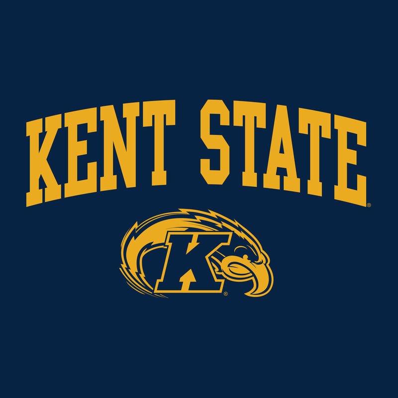 Kent State University Golden Flashes Arch Logo Heavy Blend Hoodie - Navy