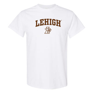 Lehigh University Mountain Hawks Arch Logo T-Shirt - White