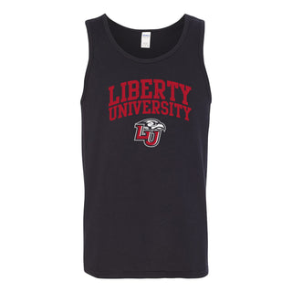 Liberty University Flames Arch Logo Tank Top - Navy