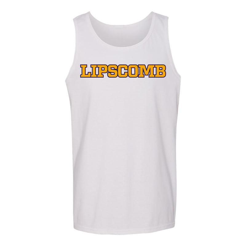 Lipscomb Bisons Basic Block Tank Top - White