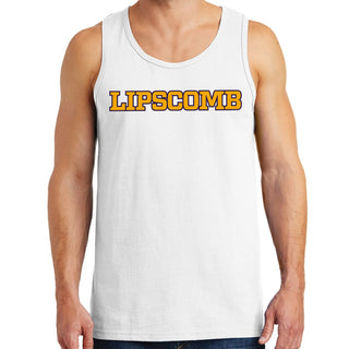 Lipscomb Bisons Basic Block Tank Top - White