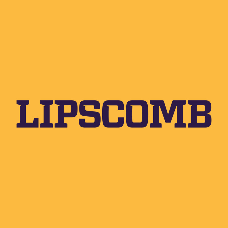 Lipscomb University Bisons Basic Block Womens Short Sleeve T Shirt - Gold