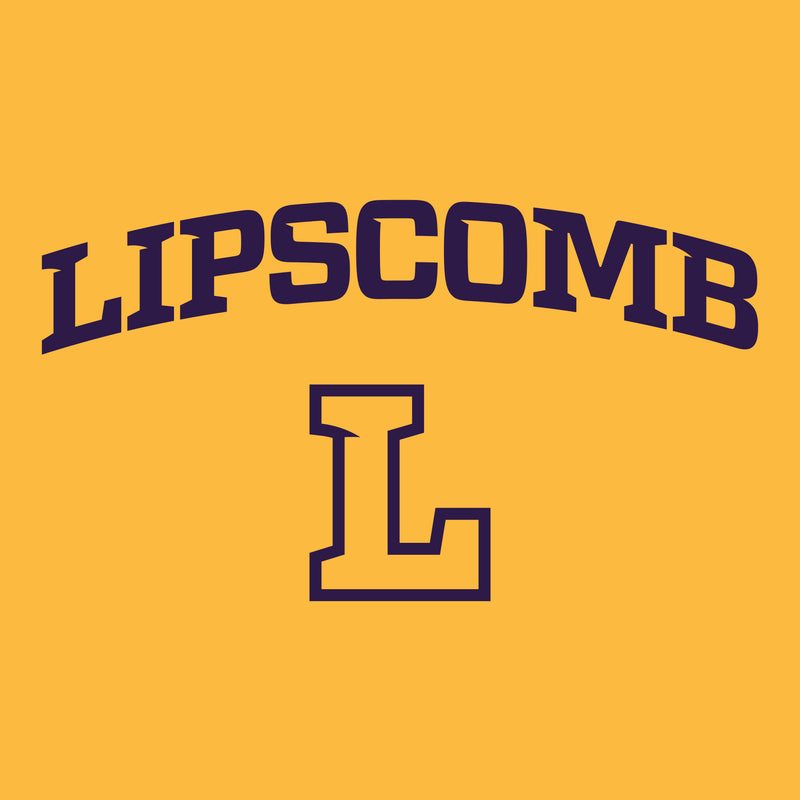 Lipscomb University Bisons Arch Logo Long Sleeve T Shirt - Gold