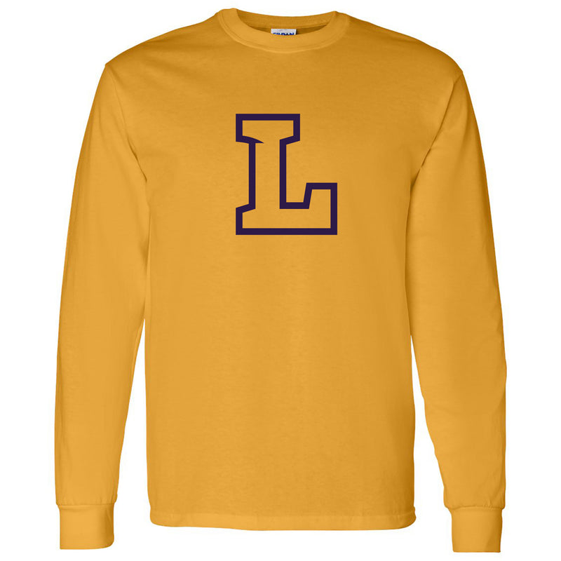 Lipscomb University Bisons Primary Logo Long Sleeve T Shirt - Gold