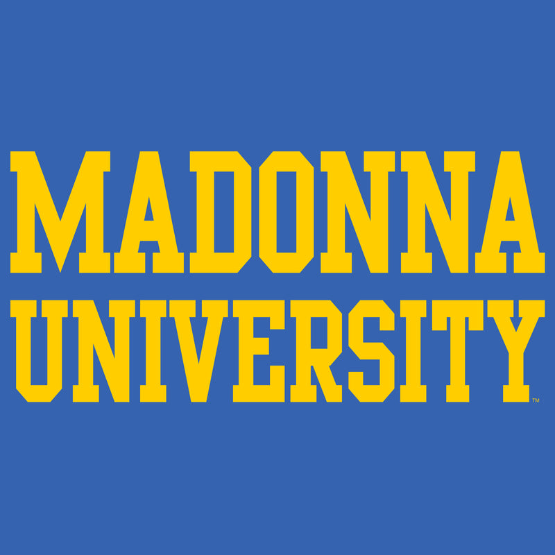 Madonna University Crusaders Basic Block Long Sleeve T-Shirt - Royal