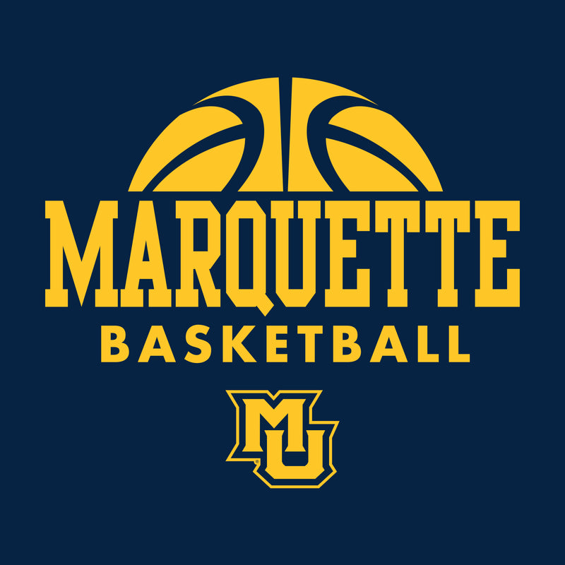 Marquette University Golden Eagles Basketball Hype Short Sleeve T Shirt - Navy