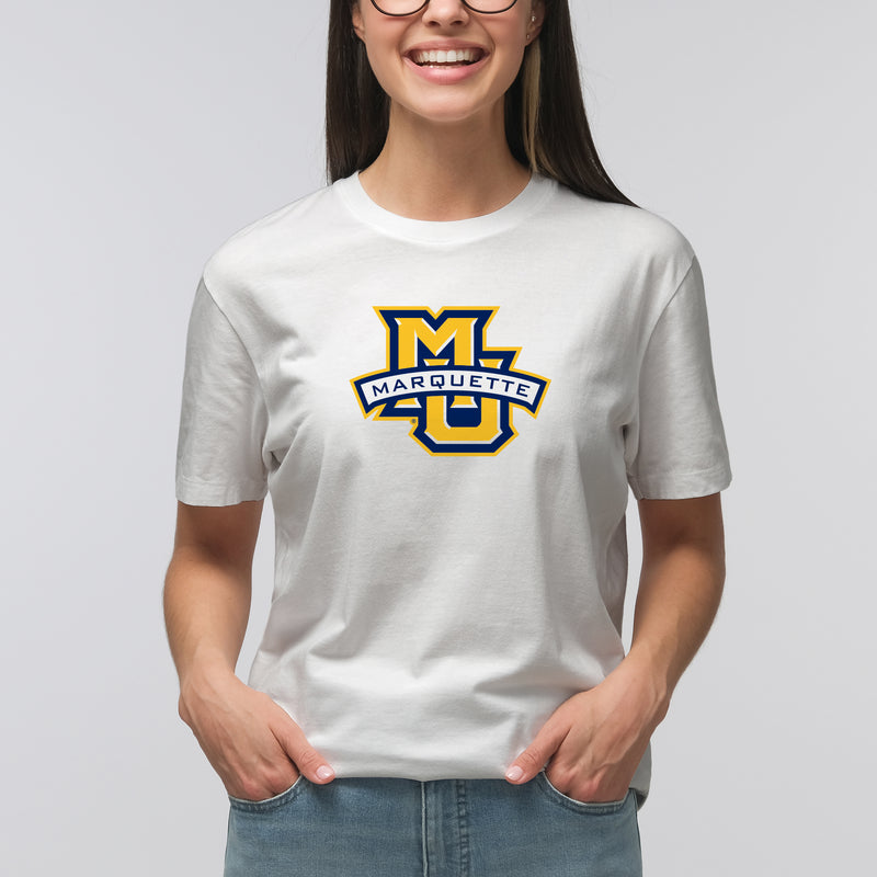 Marquette University Golden Eagles Primary Logo T-Shirt - White