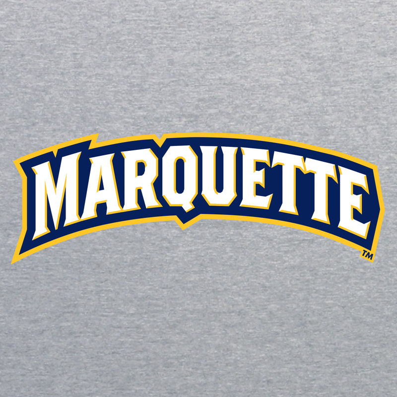 Marquette University Golden Eagles Institutional Logo T-Shirt - Sport Grey