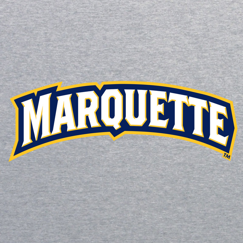 Marquette University Golden Eagles Institutional Logo Hoodie - Sport Grey